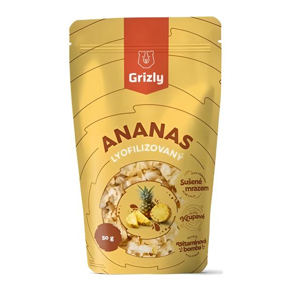 GRIZLY Ananas lyofilizovaný