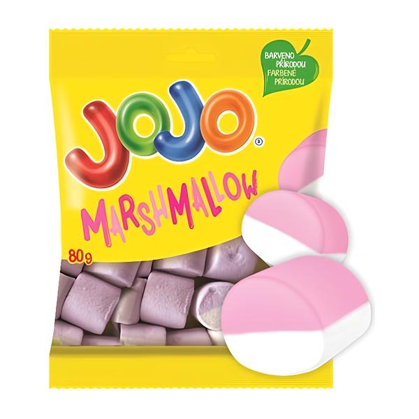 Jojo Marshmallow pěnové bonbóny s příchutí jahody a vanilky