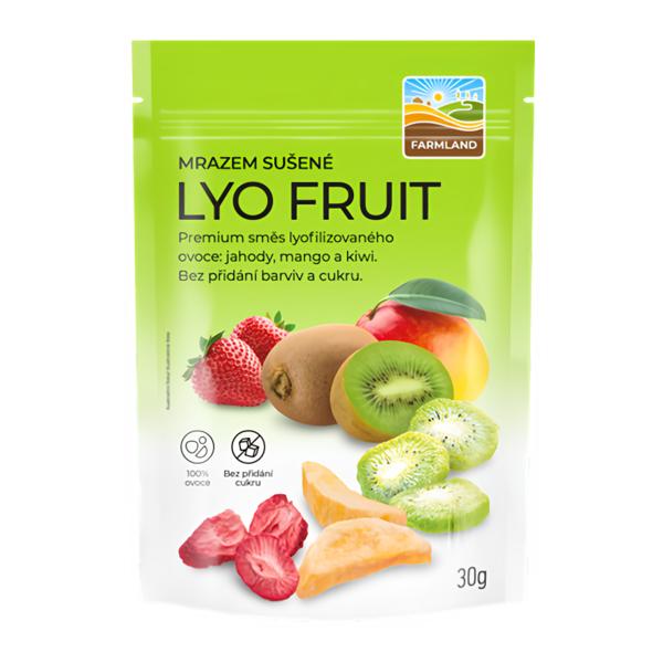 Farmland Lyo Mix jahody, kiwi, mango