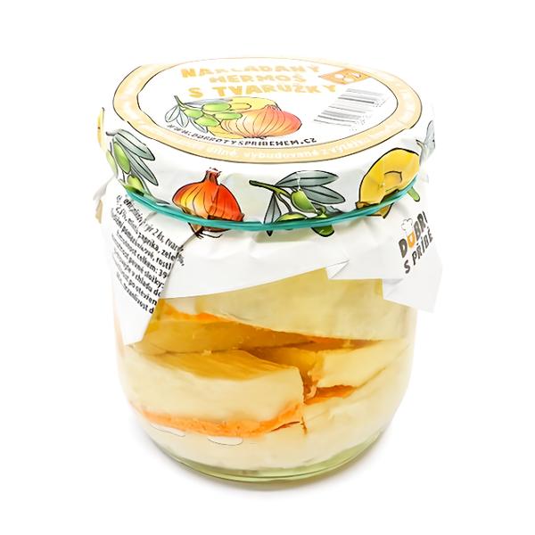 Dobroty s příběhem Nakládaný hermoš s tvarůžky 2 ks