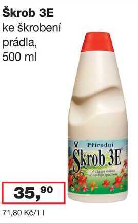 Škrob 3E 500 ml