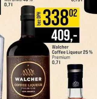 Walcher Coffee Liqueur 25% Premium 0,7l