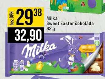 Milka Sweet Easter čokoláda 92 g