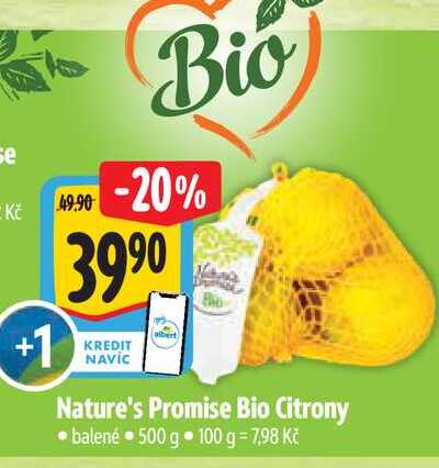   Nature's Promise Bio Citrony  500 g