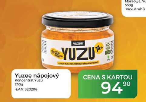 Yuzee nápojový koncentrát Yuzu 250g