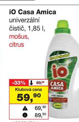 iO Casa Amica univerzální čistič, 1,85l