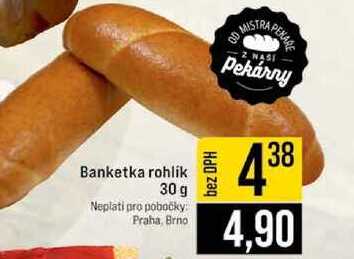 Banketka rohlik 30 g 