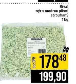 Rival sýr s modrou plísní strouhaný 1kg 