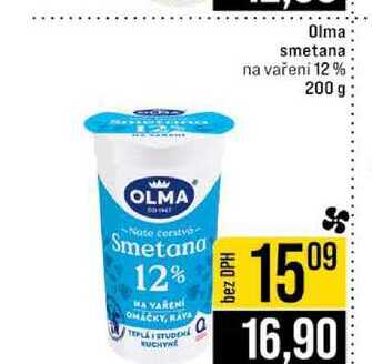Olma smetana na vařeni 12% 200g