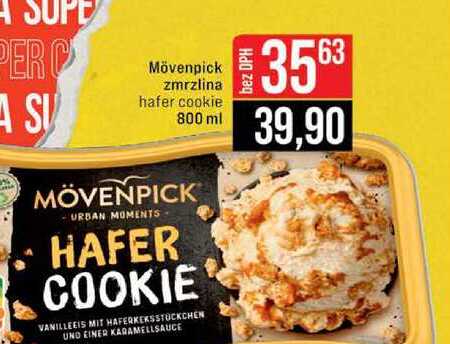 Mövenpick zmrzlina hafer cookie 800 ml