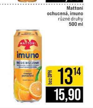 Mattoni ochucená, imuno různé druhy 500 ml 