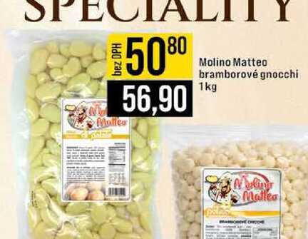 Molino Matteo bramborové gnocchi 1kg 