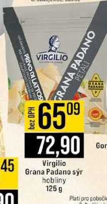 Virgilio Grana Padano sýr hobliny 125 g