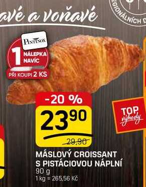 CROISSANT S PISTÁCIOVOU NÁPLNÍ 90 g 