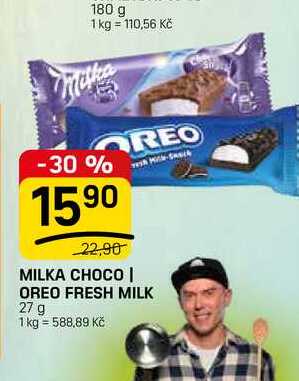 MILKA CHOCO | OREO FRESH MILK 27 g