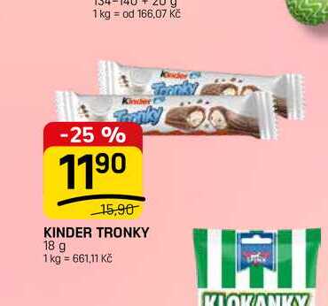 KINDER TRONKY 18 g