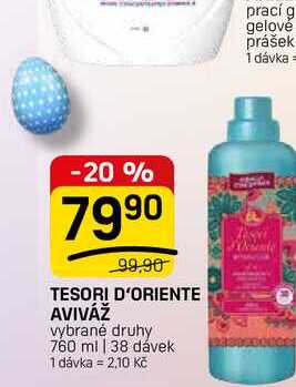 TESORI D'ORIENTE AVIVÁŽ vybrané druhy 760 ml 
