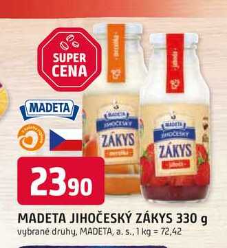 MADETA JIHOČESKÝ ZÁKYS 330 g 