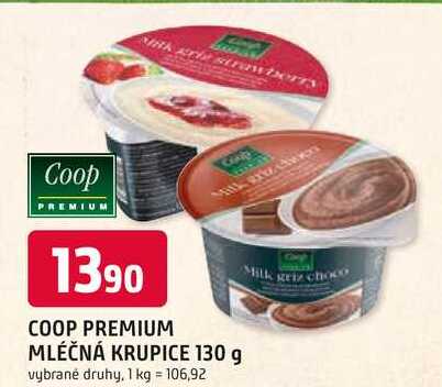 COOP PREMIUM MLÉČNÁ KRUPICE 130 g