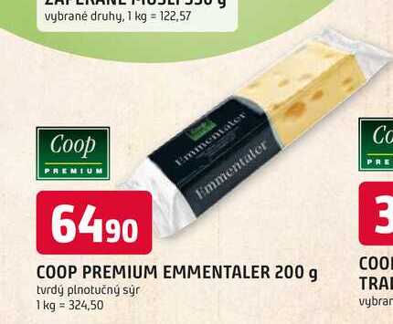 COOP PREMIUM EMMENTALER 200 g