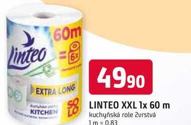 LINTEO XXL 1x 60 m kuchyňská role 2vrstvá