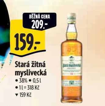  Stará žitná myslivecká  0,5 l