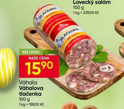 Váhala Váhalova tlačenka 100 g