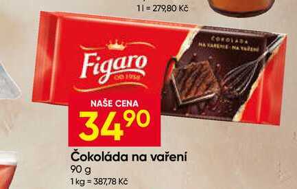 Figaro Čokoláda na vaření 90 g 