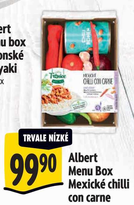  Albert Menu Box Mexické chilli con carne 1 box