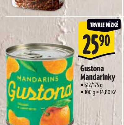  Gustona Mandarinky 312/175 g  