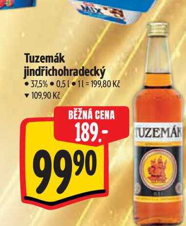 Tuzemák jindřichohradecký 0,5 l