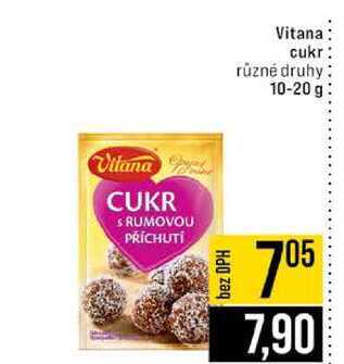 Vitana cukr různé druhy 10-20 g 