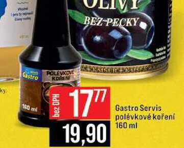 Gastro Servis polévkové koření 160 ml 