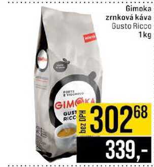 Gimoka zrnková káva Gusto Ricco 1kg 