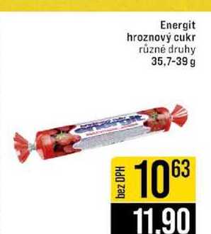 Energit hroznový cukr různé druhy 35,7-39 g