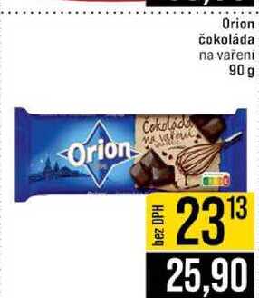 Orion čokoláda na vaření 90 g 