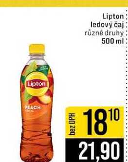Lipton ledový čaj různé druhy 500 ml