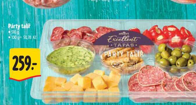 Párty talíř 510 g 