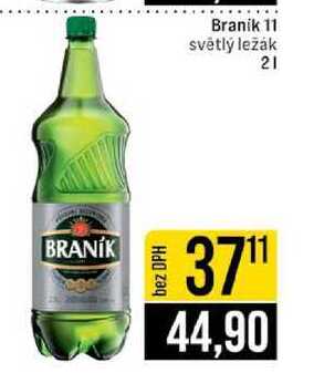 Branik 11 světlý ležák 2l