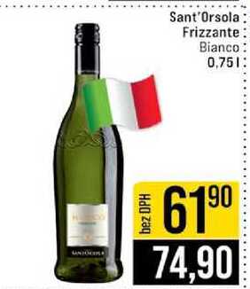 Sant'Orsola Frizzante Bianco 0,75l