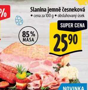  Slanina jemně česneková  100 g
