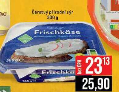 Čerstvý přírodní sýr 300 g