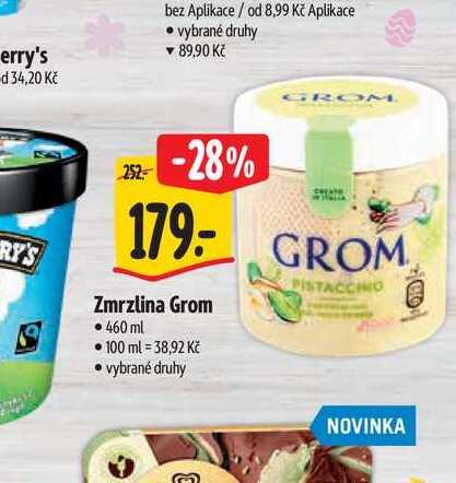 Zmrzlina Grom 460 ml