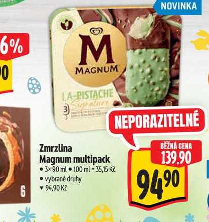  Zmrzlina Magnum multipack 3x90 ml  