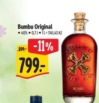 Bumbu Original 40% 0,7 l