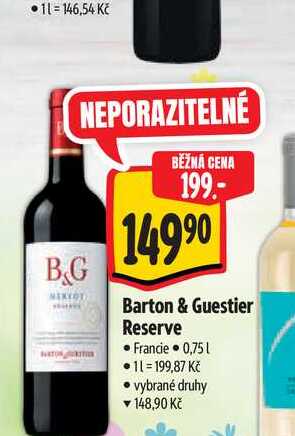   Barton & Guestier Reserve 0,75 l