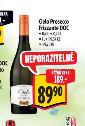  Cielo Prosecco Frizzante DOC 0,75 l