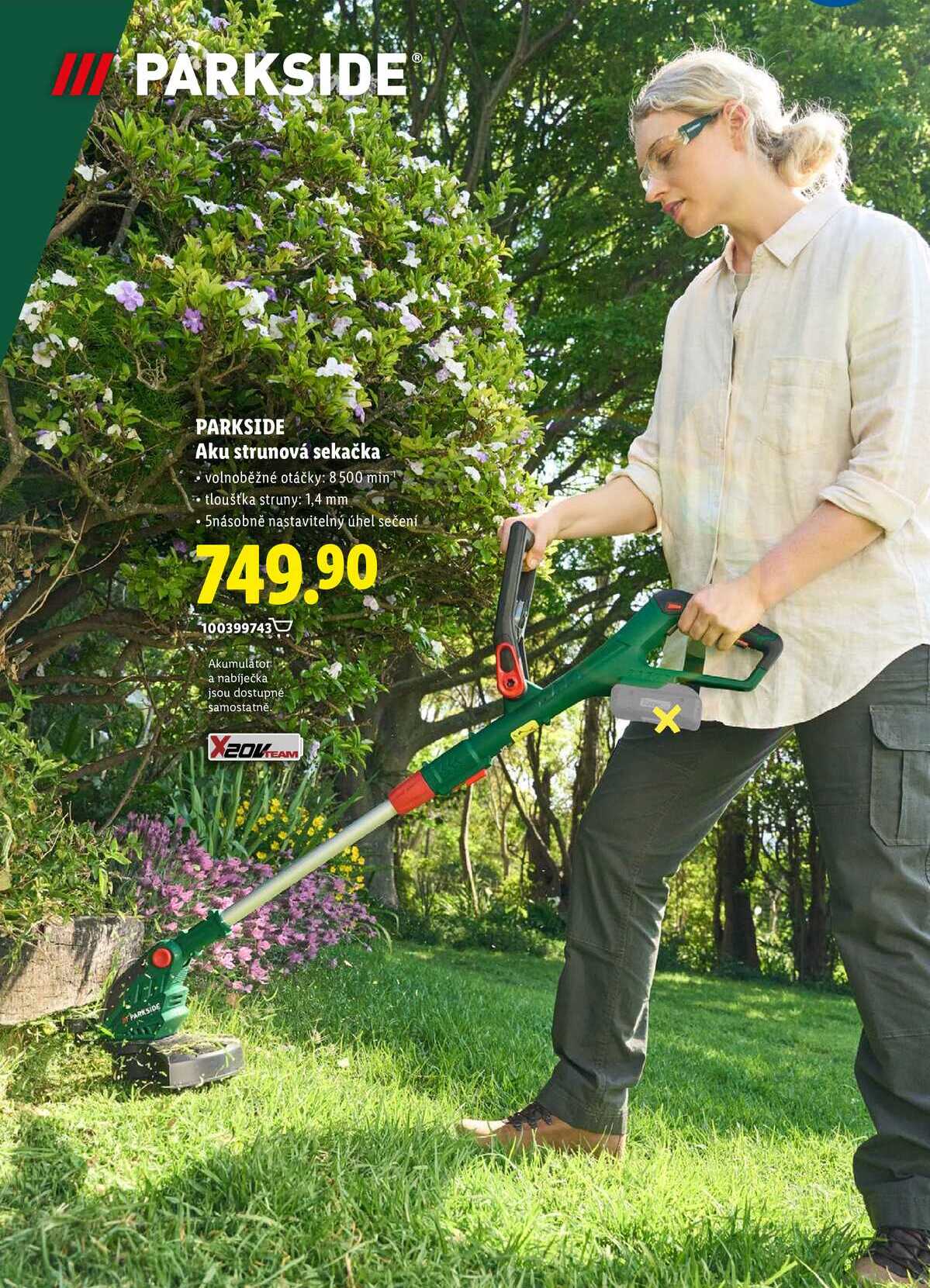 PARKSIDE Aku strunová sekačka