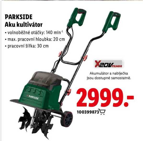 PARKSIDE Aku kultivátor