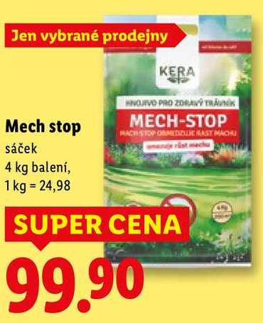 Mech stop, 4 kg 